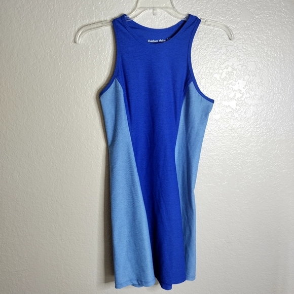 Outdoor Voices Blue Colorblock Athena Dress Sz S - Picture 2 of 9